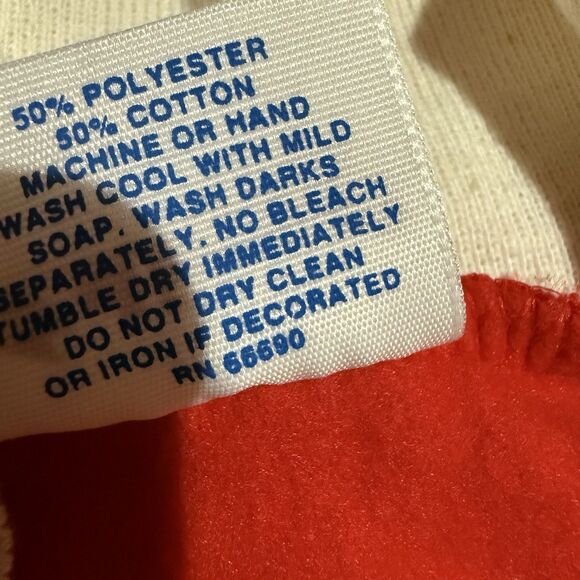 Whiskey Petes Casino Mens Sweater XL Extra Large Red White Black Pullover - Picture 8 of 9